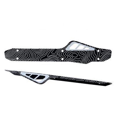 品質  MTB Bicycle Frame Chain Guard Protector in Black 26x6.3x0.07cm for Cycling and Bikes 工場