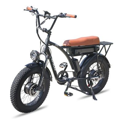 20インチファットタイヤ電動自転車 23AH バッテリー容量と7速ギア EUストック
