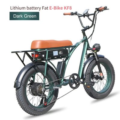 20インチファットタイヤ電動自転車 23AH バッテリー容量と7速ギア EUストック
