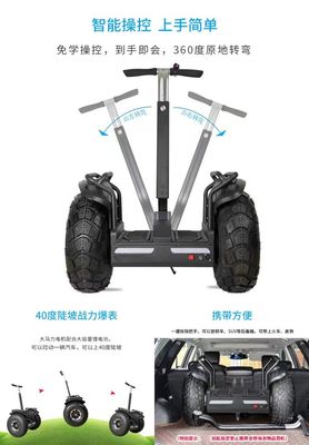 アンジェロル20インチ太いタイヤ2輪自動バランス電動車で 巡査をアップグレードします