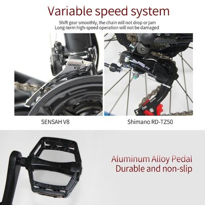 アルミ合金枠 48V 13AH リチウム電池 脂肪タイヤ 1000Wモーター付き電気自転車