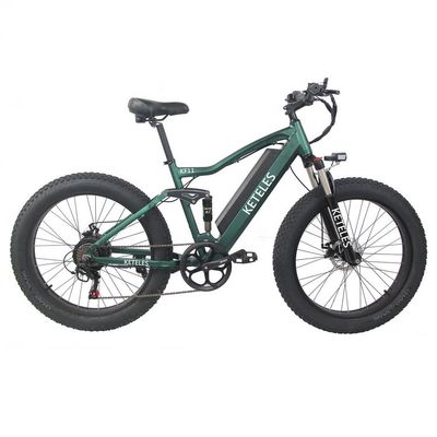 アルミ合金枠 48V 13AH リチウム電池 脂肪タイヤ 1000Wモーター付き電気自転車
