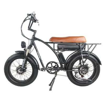 2000Wのダブルモーター電動自転車,後部ハブモーター位置と3時間の充電時間