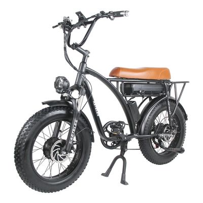 2000Wのダブルモーター電動自転車,後部ハブモーター位置と3時間の充電時間