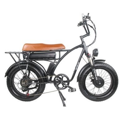 2000Wのダブルモーター電動自転車,後部ハブモーター位置と3時間の充電時間