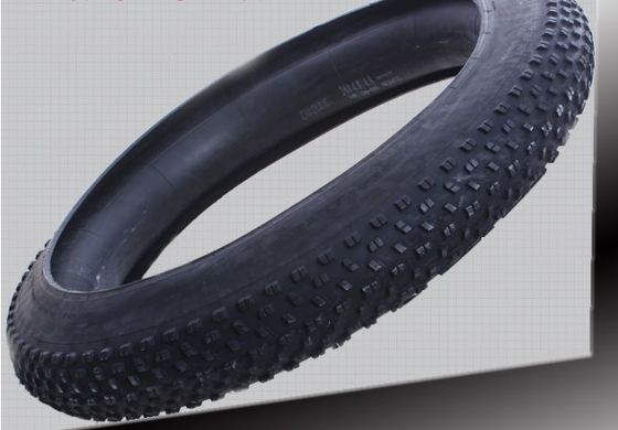 20x4.0 スノーバイク 黒 脂肪タイヤ ビーチバイク ゴム外輪 12-20インチ 2kg