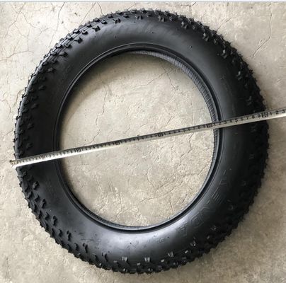 20x4.0 スノーバイク 黒 脂肪タイヤ ビーチバイク ゴム外輪 12-20インチ 2kg