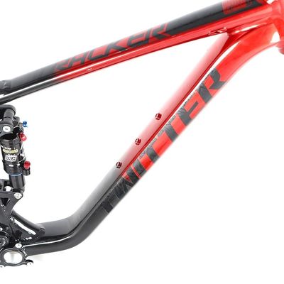 AL7005 ダブルサスペンション マウンテンバイクフレーム 120mm 17 19 インチダウンヒルバイクのための移動