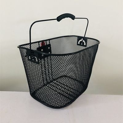 MTB用の便利な貯蔵バスケット ユニバーサル自転車 鉄バスケット バイクのフロント 0.95 kg