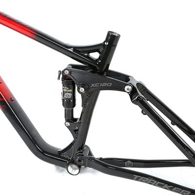AL7005 ダブルサスペンション マウンテンバイクフレーム 120mm 17 19 インチダウンヒルバイクのための移動