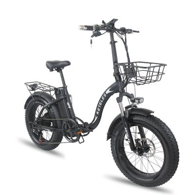 EU倉庫 1000W 20x4.0 脂肪タイヤ折りたたみ電気自転車 48V 18Ah リチウムバッテリー