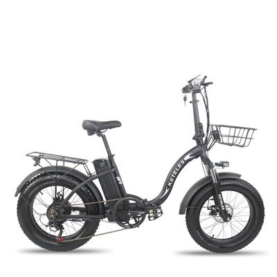 EU倉庫 1000W 20x4.0 脂肪タイヤ折りたたみ電気自転車 48V 18Ah リチウムバッテリー