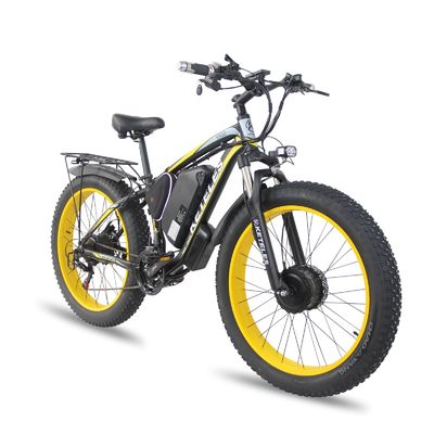 ディスクブレーキ 26&quot; サイズの車輪 双方向モーター 2000W 23AH リチウム電池 二輪駆動電動自転車