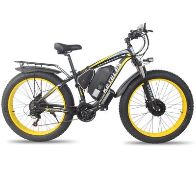 ディスクブレーキ 26&quot; サイズの車輪 双方向モーター 2000W 23AH リチウム電池 二輪駆動電動自転車