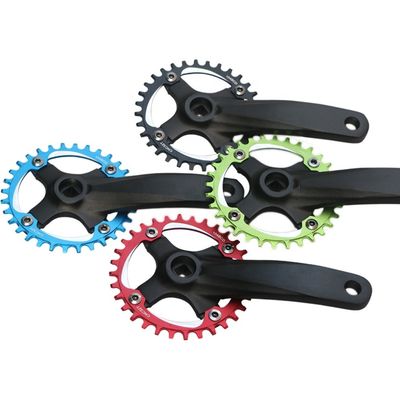 自転車キャンセット 104BCD 152mm 非統合キャンセット/ディスク 32/34/36/38t 黒/青/緑/赤