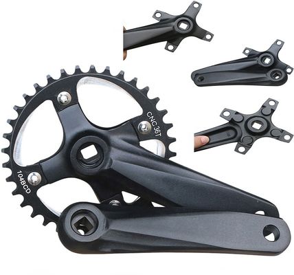 自転車キャンセット 104BCD 152mm 非統合キャンセット/ディスク 32/34/36/38t 黒/青/緑/赤