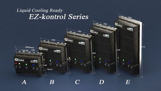 48V 27 スピードブラシレスDCコントローラー ブルートゥース付き 3KW-20KWの電気ハイブリッドバイク