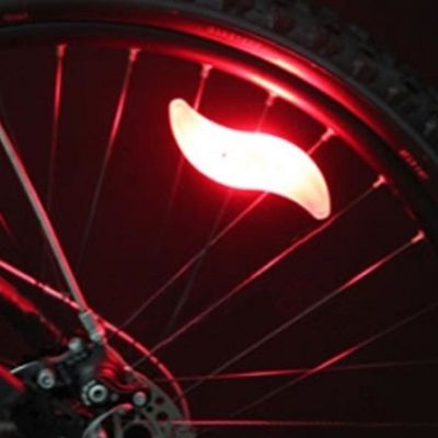 1 x ボタン バッテリー駆動 JWA シリコン自転車ライトフレーム
