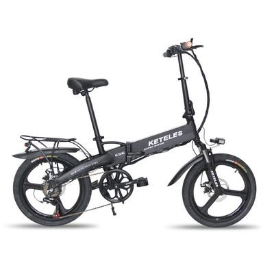 EU市場 36V 250W モーターと 10AH リチウム電池の 20 インチ折りたたみ電気自転車
