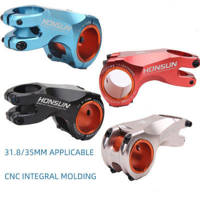 レッド2021 MTB カラフル ステム合金 31.8/35*70mm 17度 XC AMロードバイクハンドル