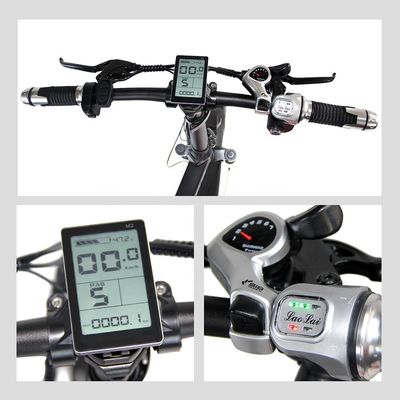 2024直行20x4.0インチ太タイヤ折りたたみEバイク7速ギア付き1000W 後部ハブモーター