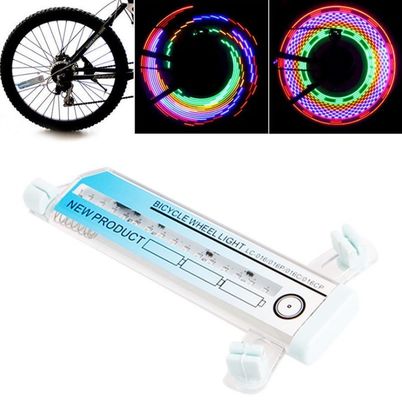 32 LEDフラッシュスポークライトランプ 24 インチホイール バッテリー駆動 屋外サイクリングライト