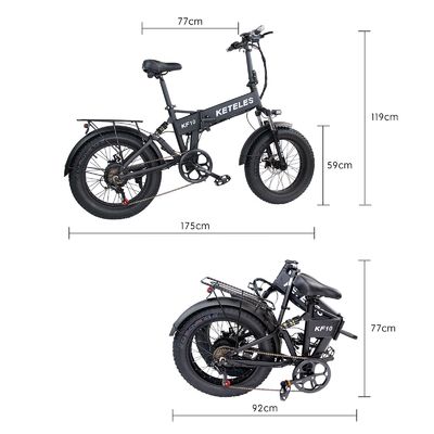 全地形1000W 13AH電動自転車 20x4.0 インチ太いタイヤと高速充電時間