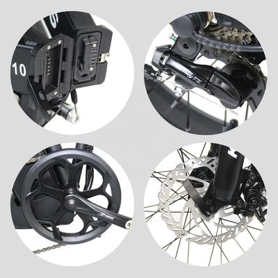 全地形1000W 13AH電動自転車 20x4.0 インチ太いタイヤと高速充電時間