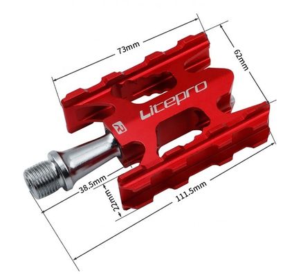 ローヤリング DU 超軽量ローヤリング MTB 道路折り畳み自転車 CNC 足ペダル 2021 製品