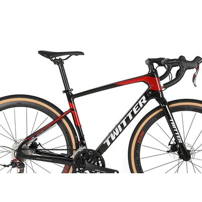 RETROSPEC SENSAH フロント・デライラー 22 スピード・ディスク・ブレーキ 砂岩に乗るための炭素ロードバイク