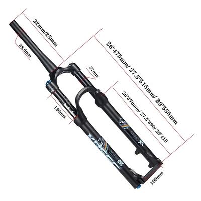 自転車前フォーク 26/27.5/29&quot; 耐久性フォーク コンボセット 提供 ≥2