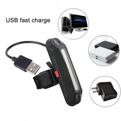 USB 再充電可能な自転車尾コメット LEDランプ ABSPCの設置位置 シートポスト