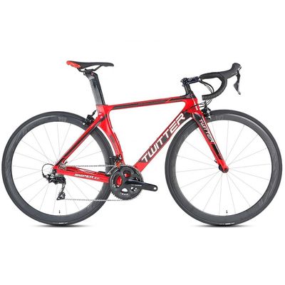 16スピードカーボンロードバイク R2000-700C 全カーボンファイバーレース自転車 長さ1.7m