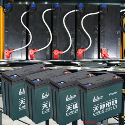 12V20.2Ah 6-DZF-20.2 ドライ充電 密閉 GEL 電気スケートボードのための鉛酸電池