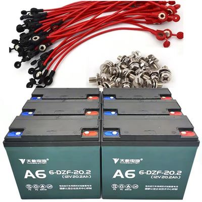 12V20.2Ah 6-DZF-20.2 ドライ充電 密閉 GEL 電気スケートボードのための鉛酸電池