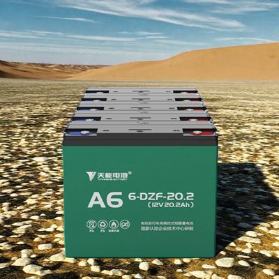 12V20.2Ah 6-DZF-20.2 ドライ充電 密閉 GEL 電気スケートボードのための鉛酸電池
