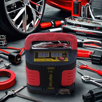 Tiroflx General 15A 12V/24V 車やオートバイ用のインテリジェント自動車バッテリー充電器