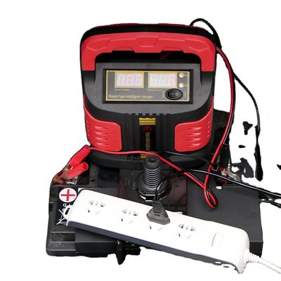 Tiroflx General 15A 12V/24V 車やオートバイ用のインテリジェント自動車バッテリー充電器