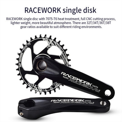 RACEWORK 32T 34T 36T 38T MTB GXP クランク 170mm と 68MM ボトム ブレーケットセットのためのチェーンリング