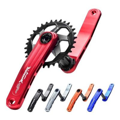 30/32/34/36/38T チェーンリングと 170mm クランク長さのMTB サイクルのクランセット