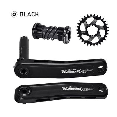 30/32/34/36/38T チェーンリングと 170mm クランク長さのMTB サイクルのクランセット